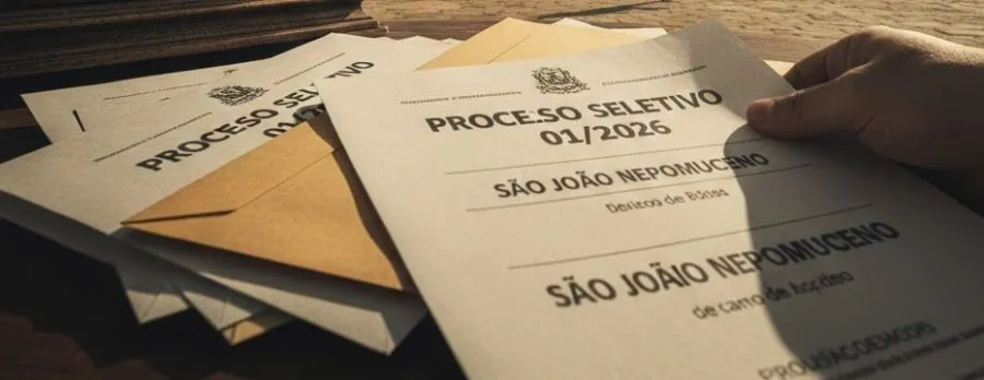 São João Nepomuceno encerra inscrições de Processo Seletivo e avança em nomeações nesta segunda-feira.